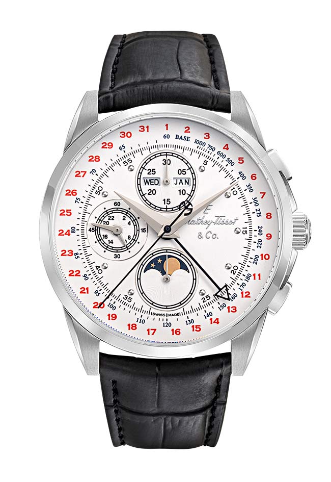 Mathey-Tissot Swiss Made Heritage Automatic White Dial Analog Watch for Gents - H711CHTLAI