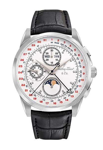 Mathey-Tissot Swiss Made Heritage Automatic White Dial Analog Watch for Gents - H711CHTLAI