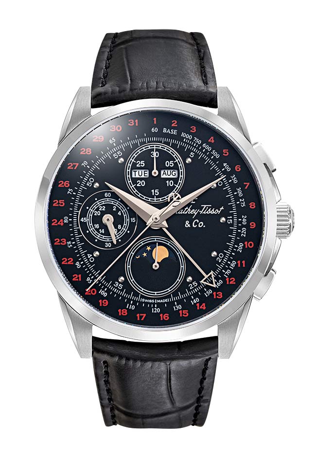 Mathey-Tissot Swiss Made Heritage Automatic Black Dial Analog Watch for Gents - H711CHTLAN