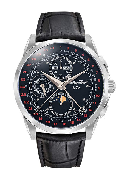 Mathey-Tissot Swiss Made Heritage Automatic Black Dial Analog Watch for Gents - H711CHTLAN