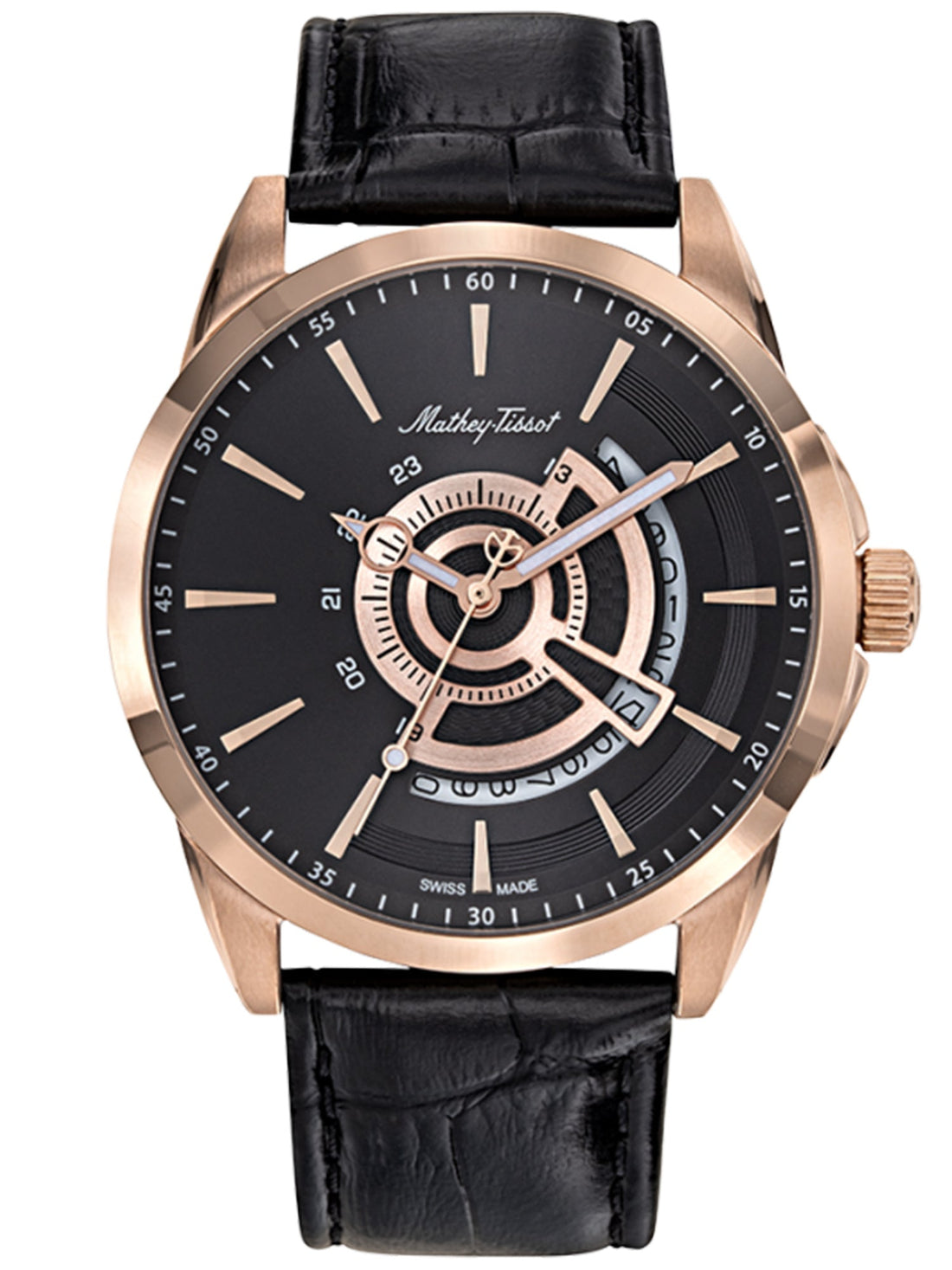 Mathey-Tissot Analog Black Dial Men&