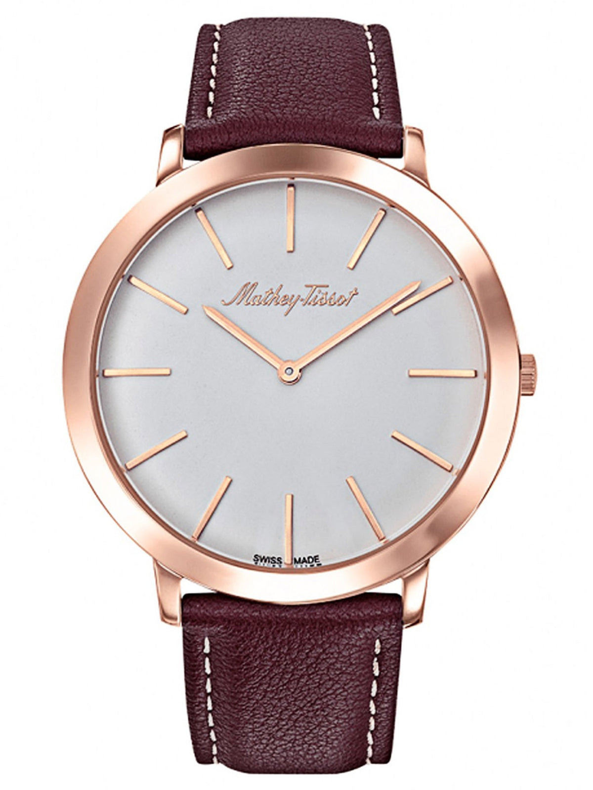 Mathey-Tissot Analog White Dial Men&