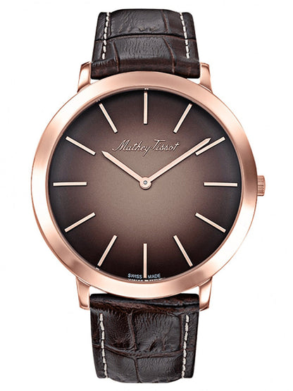 Mathey-Tissot Analog Brown Dial Men&