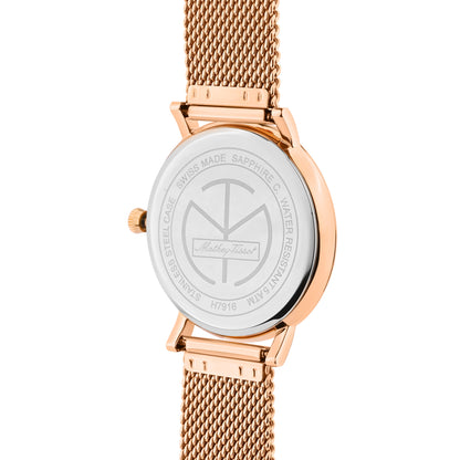 Mathey-Tissot Swiss Made Monsoon  Quartz Ronda 515 Movement Black Dial Analog Watch For - Gents H7916PN