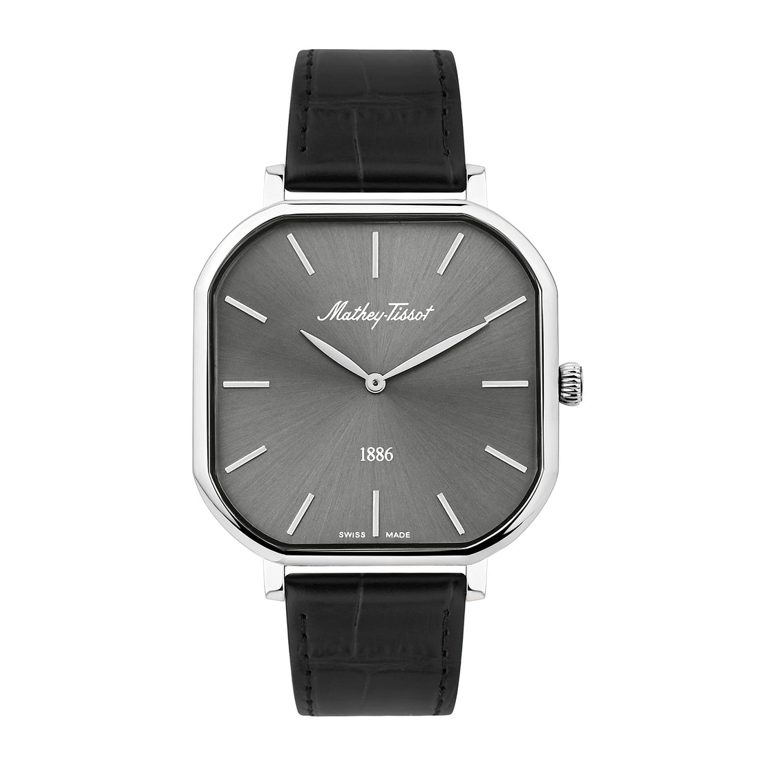 Mathey-Tissot Monsoon Square Swiss Made Classic Analog Watch For Men-H7917ALS