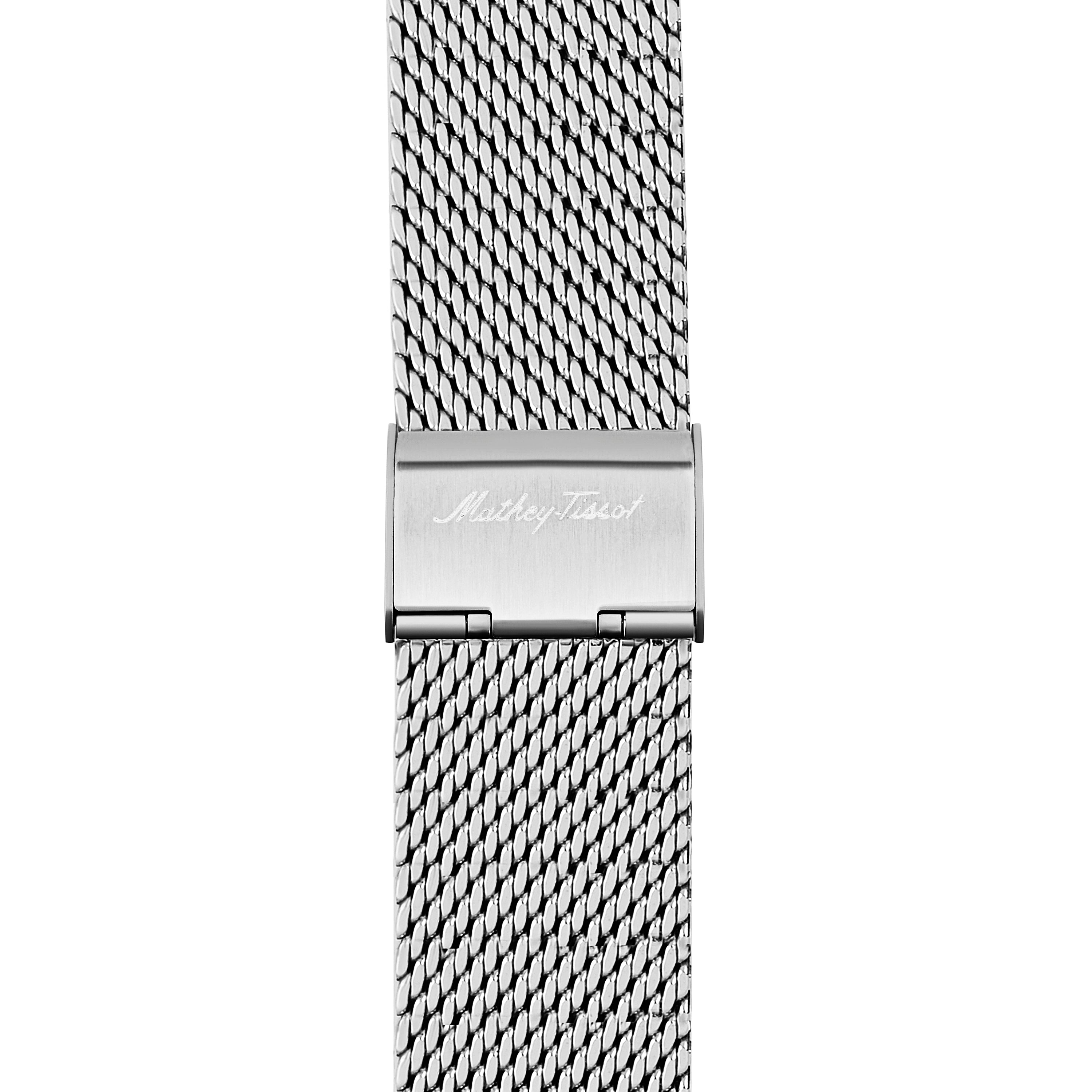 Mathey-Tissot Monsoon Square Swiss Made Classic Analog Watch For Men-H7917AS