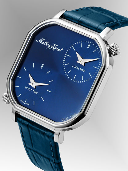 Mathey-Tissot Swiss Made Quartz Blue Dial Analog Watch - Gents H7917DTALBU