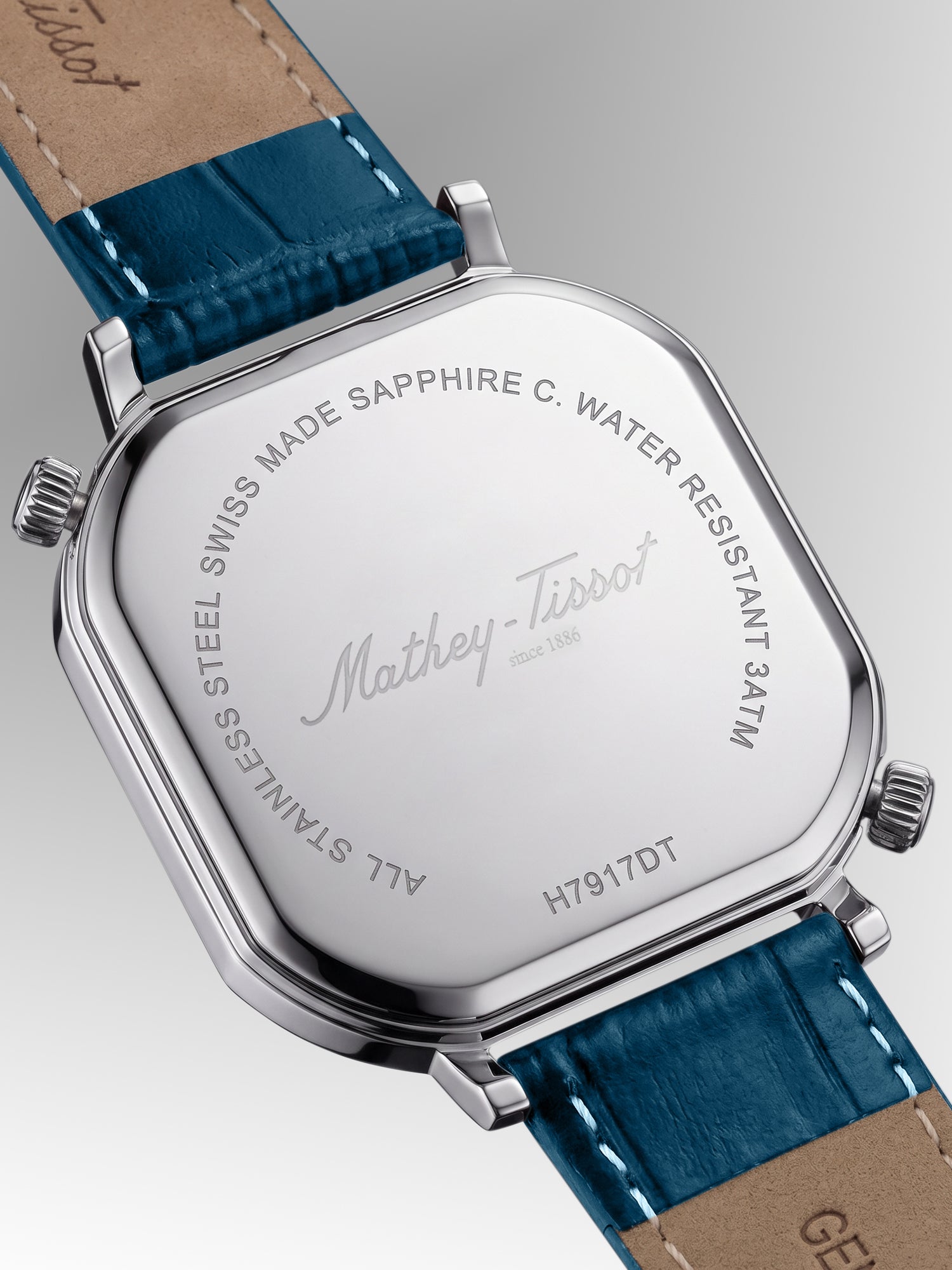 Mathey-Tissot Swiss Made Quartz Blue Dial Analog Watch - Gents H7917DTALBU