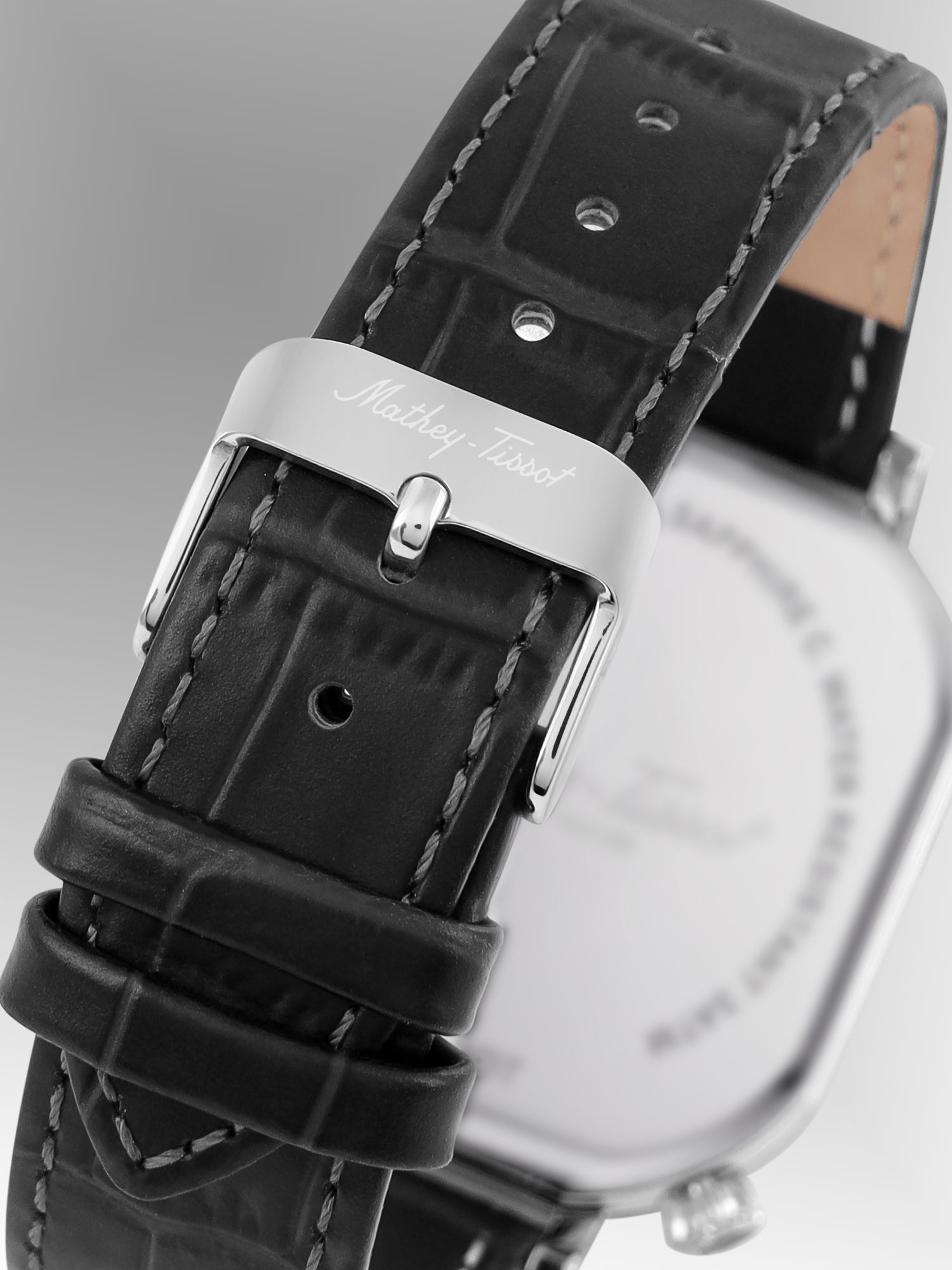 Mathey-Tissot Swiss Made Quartz Black Dial Analog Watch - Gents H7917DTALN