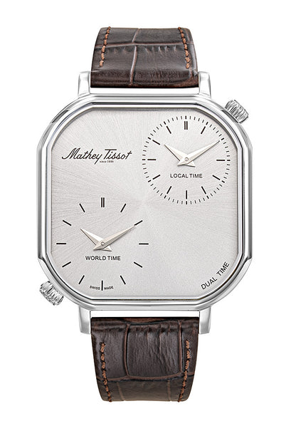 Mathey-Tissot Swiss Made Quartz Silver Dial Analog Watch - Gents H7917DTALS