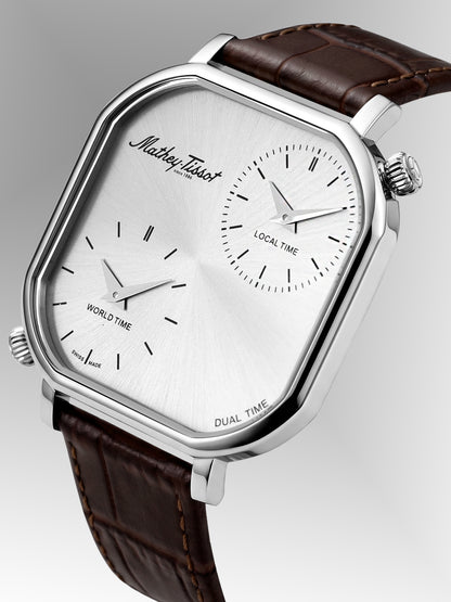 Mathey-Tissot Swiss Made Quartz Silver Dial Analog Watch - Gents H7917DTALS