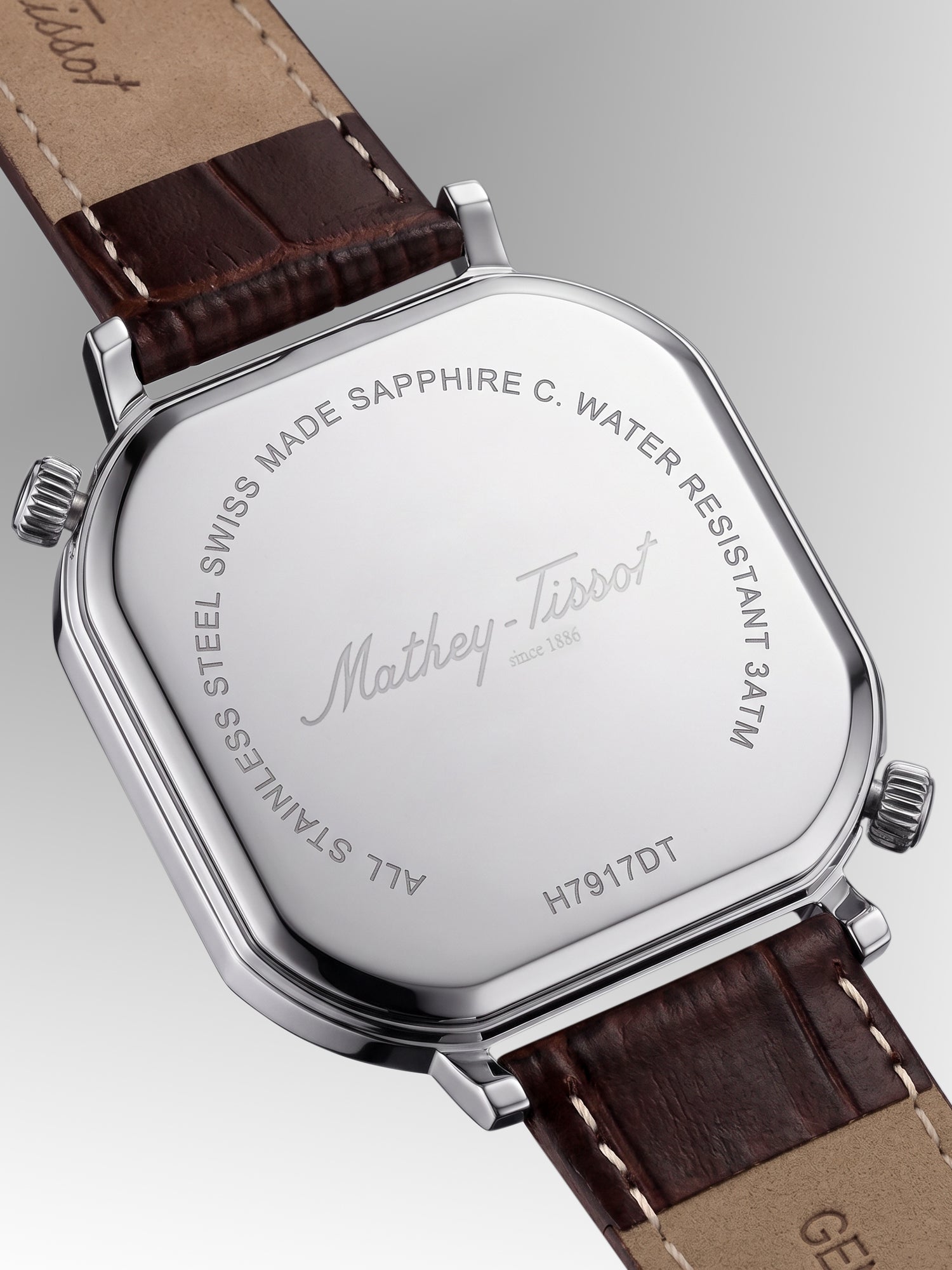 Mathey-Tissot Swiss Made Quartz Silver Dial Analog Watch - Gents H7917DTALS