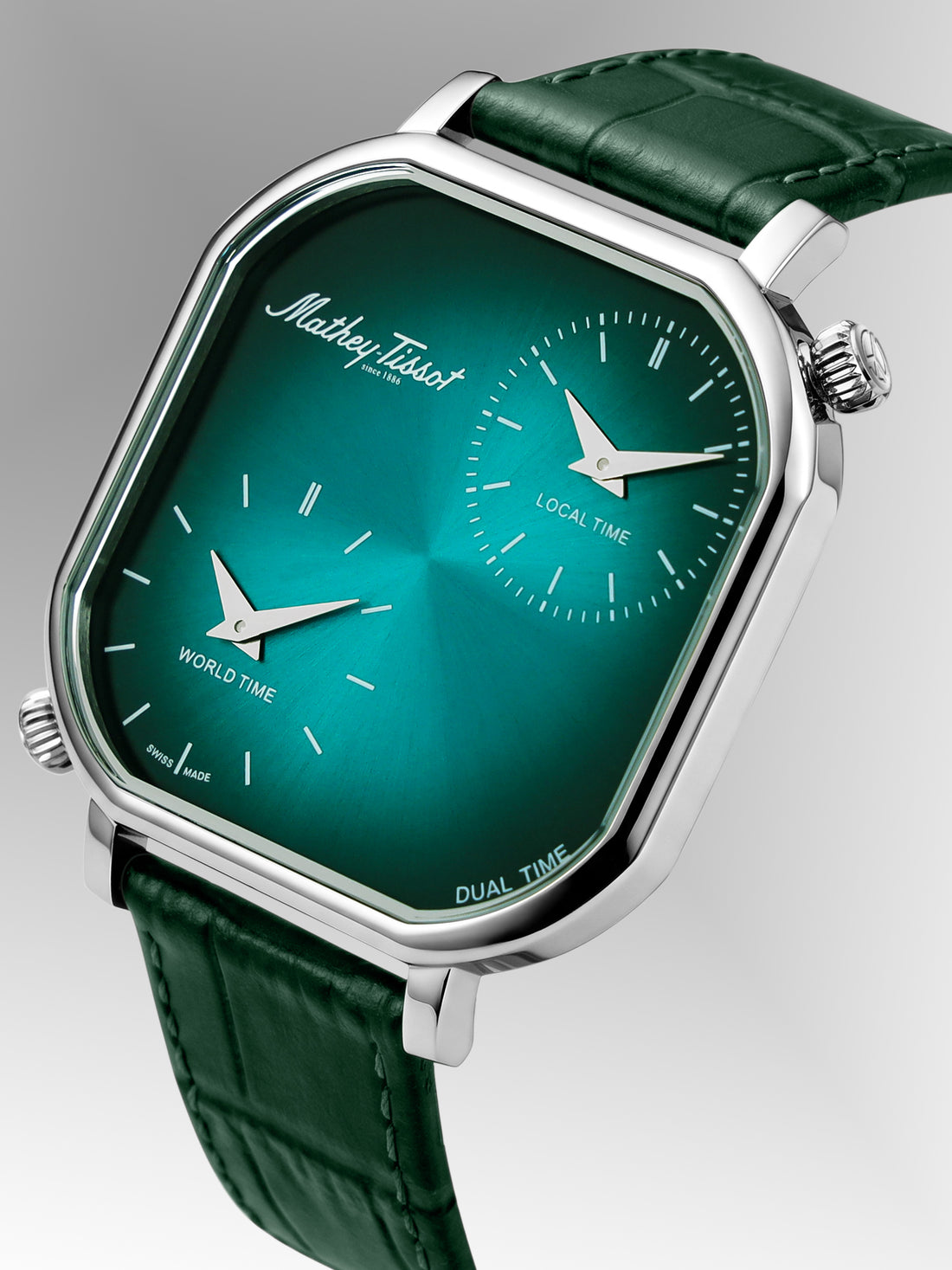 Mathey-Tissot Swiss Made Quartz Green Dial Analog Watch - Gents H7917DTALV