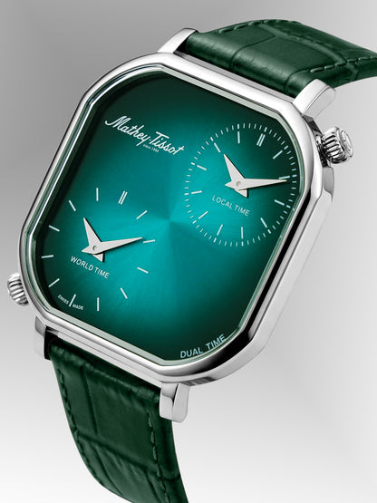 Mathey-Tissot Swiss Made Quartz Green Dial Analog Watch - Gents H7917DTALV