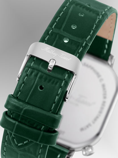Mathey-Tissot Swiss Made Quartz Green Dial Analog Watch - Gents H7917DTALV