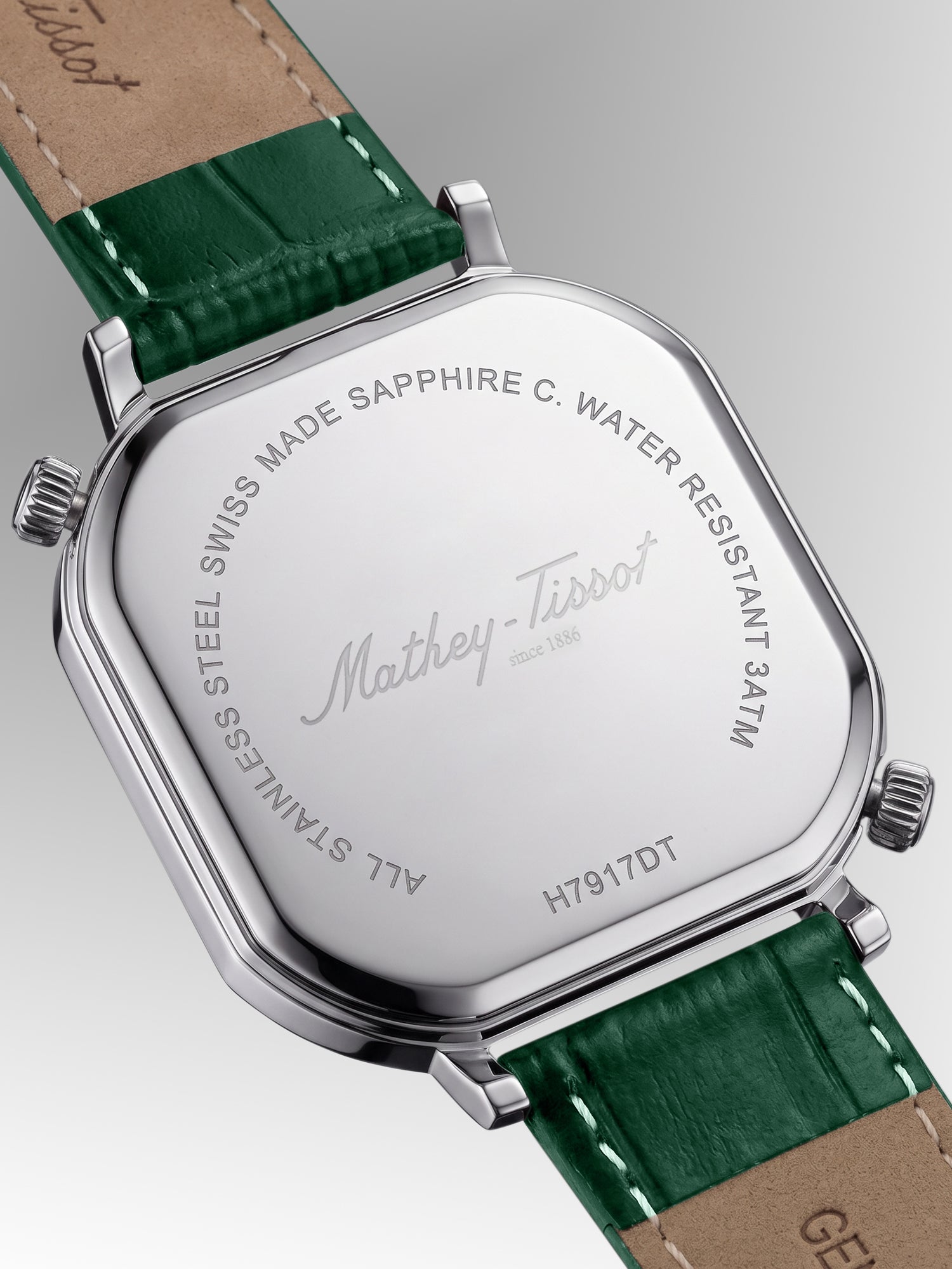 Mathey-Tissot Swiss Made Quartz Green Dial Analog Watch - Gents H7917DTALV