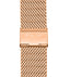 Mathey-Tissot Stainless Steel Swiss Made Classic Analogue Gold Dial Rose Gold-tone Strap Watch For Men - H7917PBU