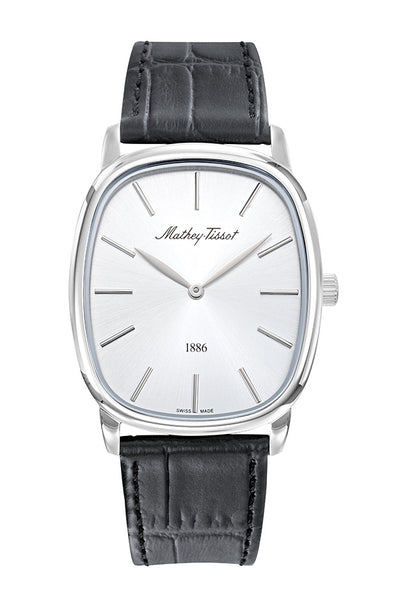 Mathey-Tissot Swiss Made Quartz White Dial Analog Watch - Unisex H7919ALS