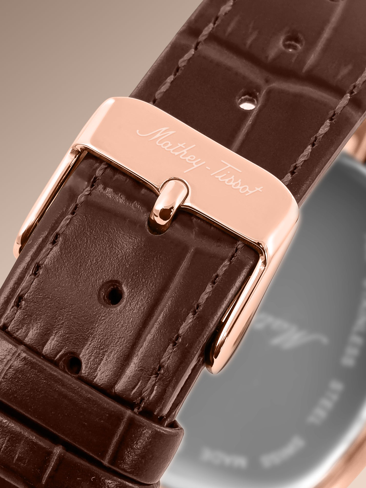 Mathey-Tissot Swiss Made Quartz Pink Dial Analog Watch - Unisex H7919PLDI