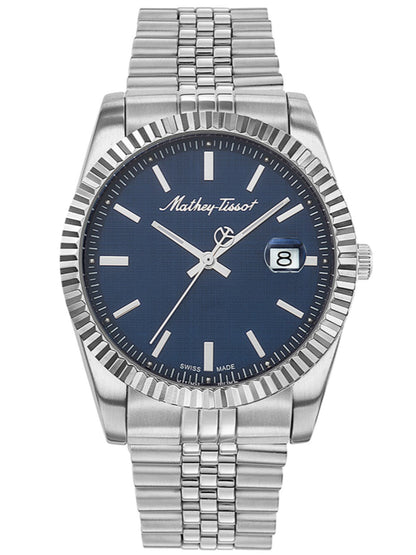 Mathey-Tissot Analog Blue Dial Men&