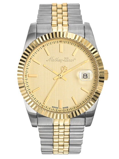 Mathey-Tissot Analog Gold Dial Men&
