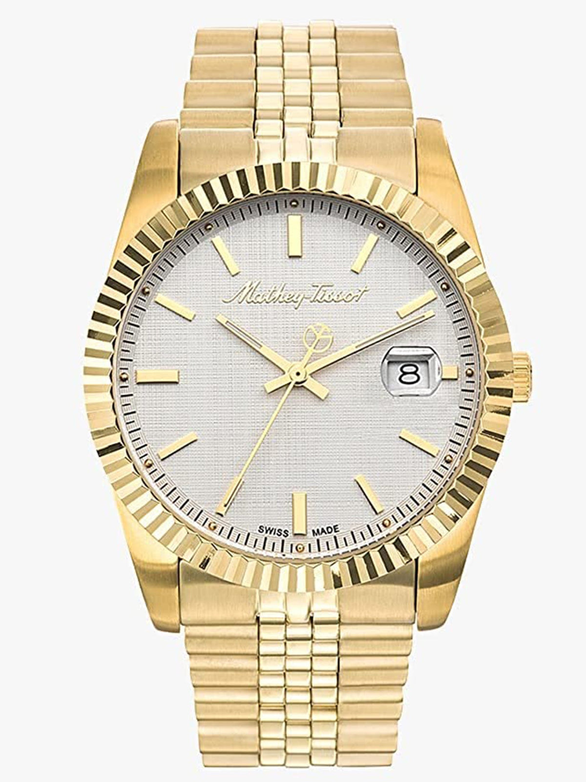 Mathey-Tissot Analog White Dial Men&