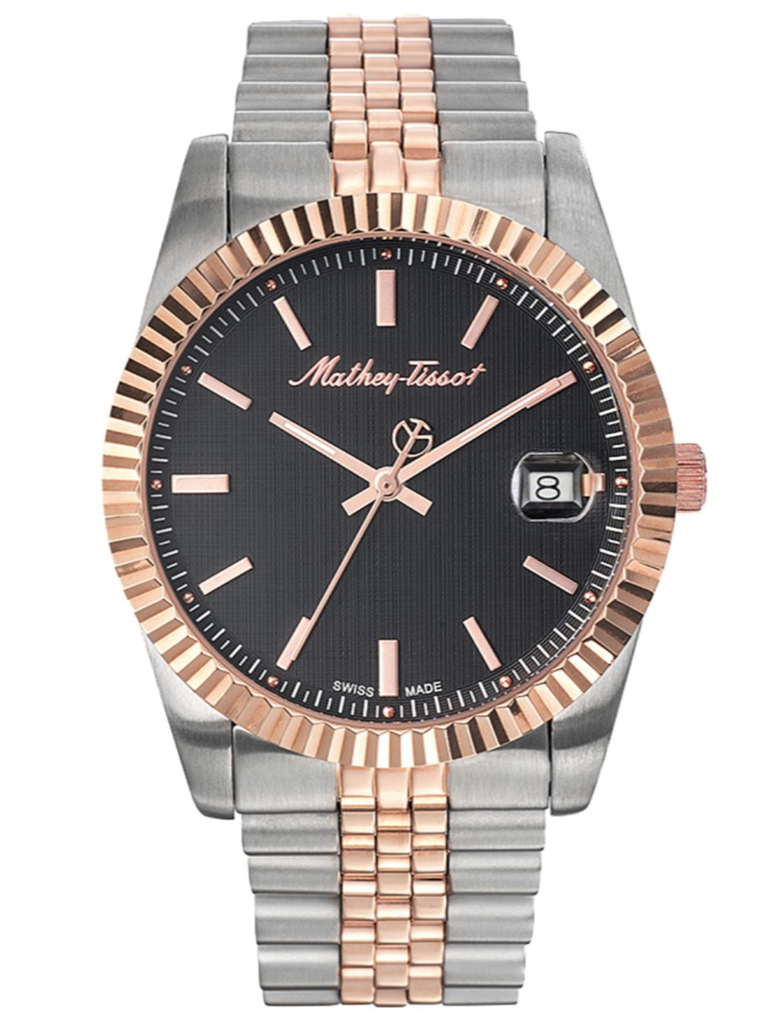 Mathey-Tissot Analog Black Dial Men&