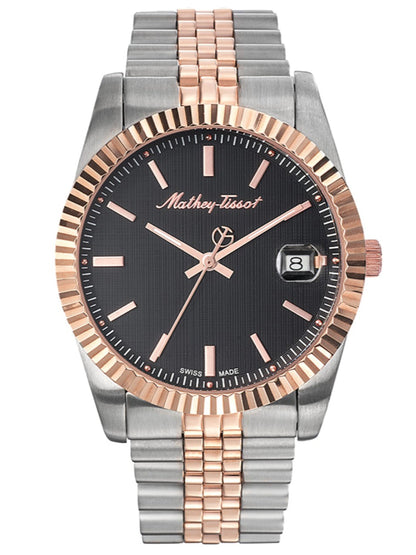 Mathey-Tissot Analog Black Dial Men&