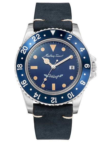 Mathey-Tissot Analog Blue Dial Men&