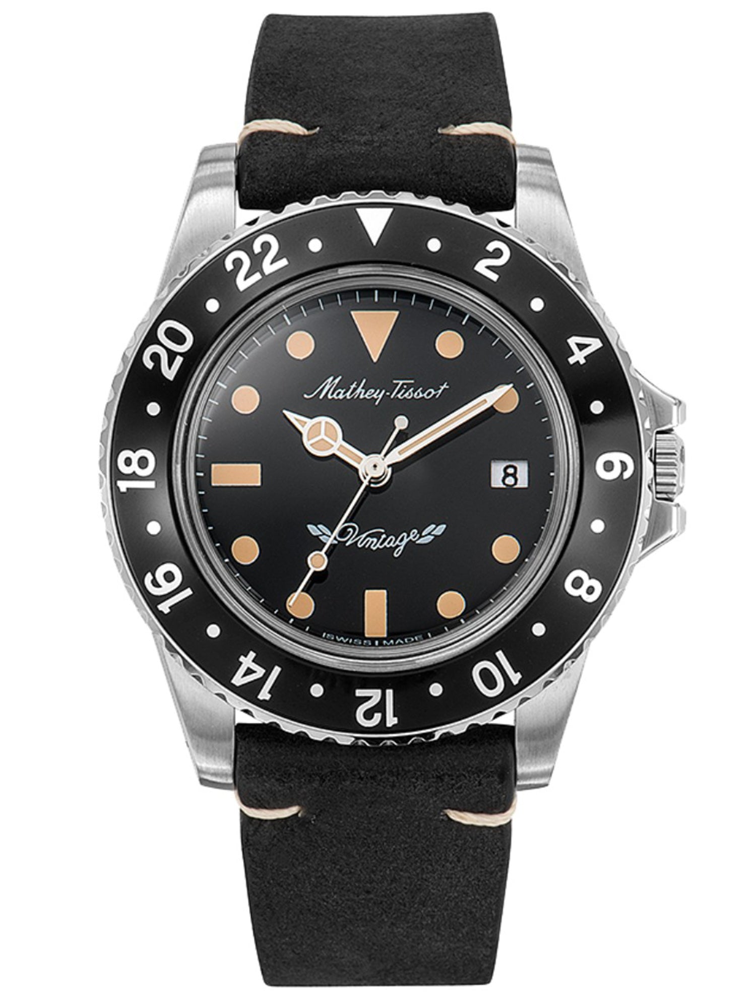 Mathey-Tissot Analog Black Dial Men&