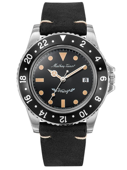 Mathey-Tissot Analog Black Dial Men&