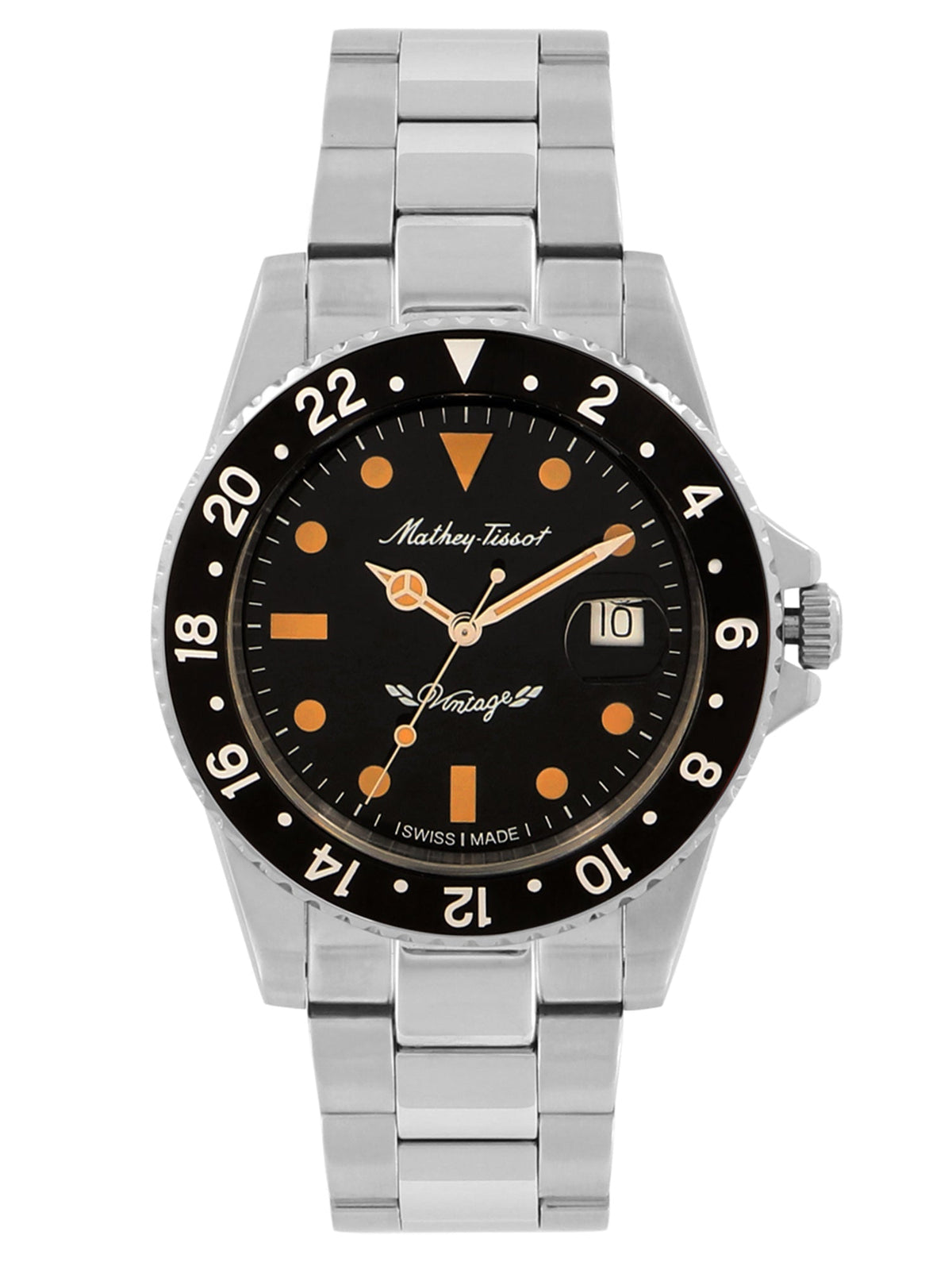 Mathey-Tissot Analog Black Dial Men&