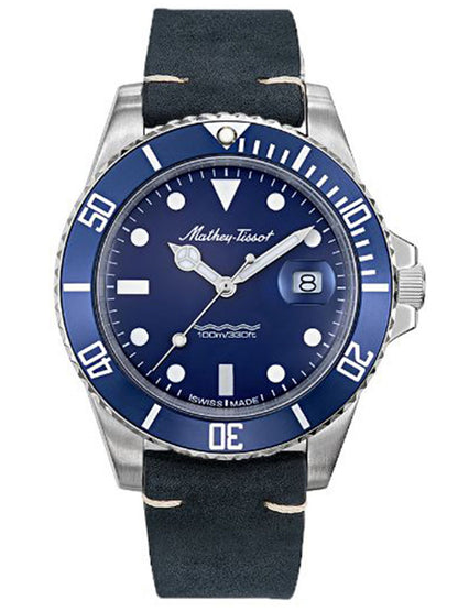 Mathey-Tissot Analog Blue Dial Men&