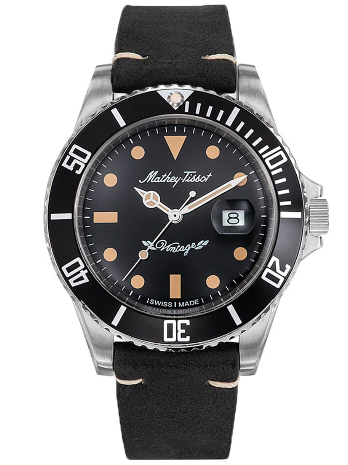 Mathey-Tissot Analog Black Dial Men&