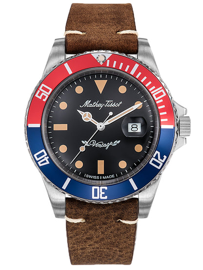 Mathey-Tissot Analog Black Dial Men&