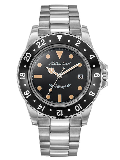 Mathey-Tissot Analog Black Dial Men&