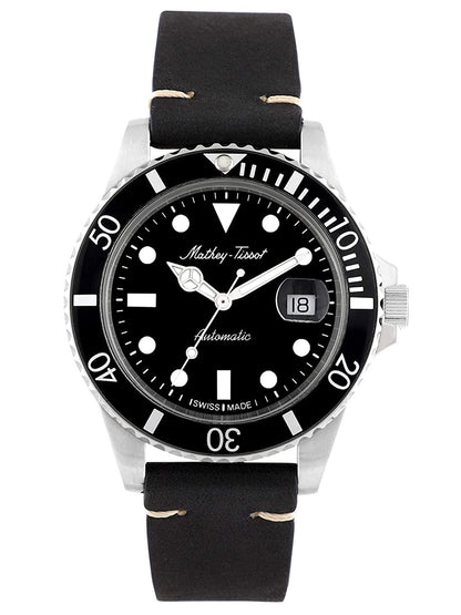 Mathey-Tissot Vintage Analog Black Dial Men&