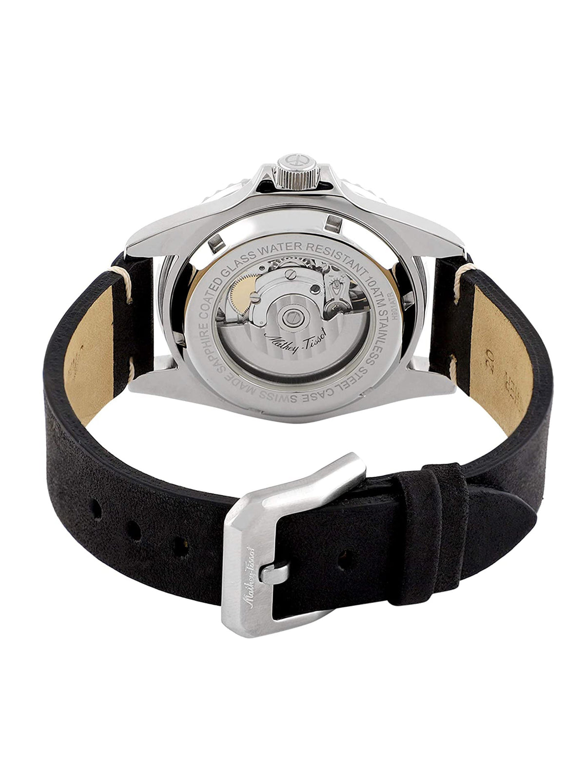 Mathey-Tissot Swiss Made Automatic Vintage Analog Black Dial Gents Watch-H901ATLN