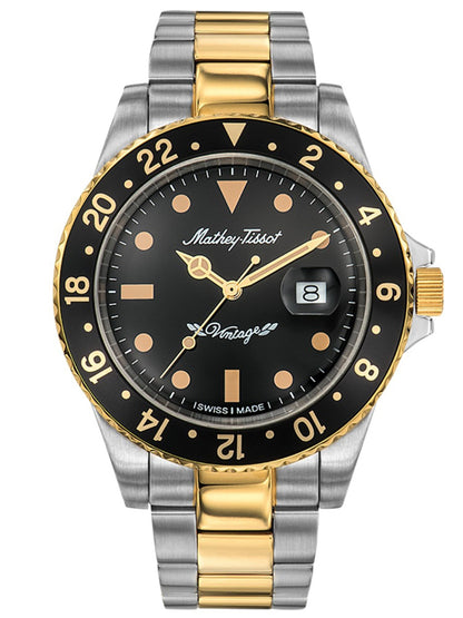 Mathey-Tissot Analog Black Dial Men&