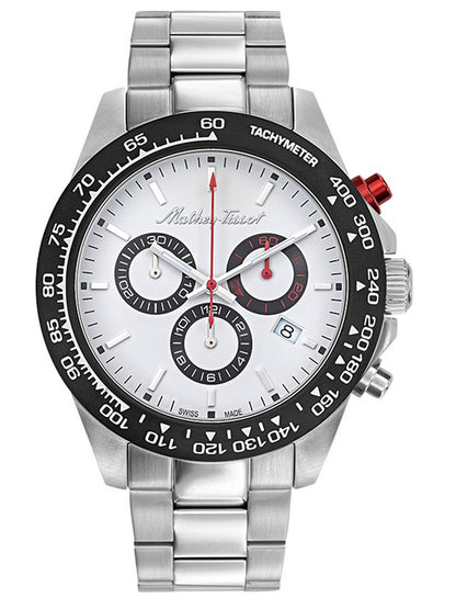 Mathey-Tissot Analog White Dial Men&