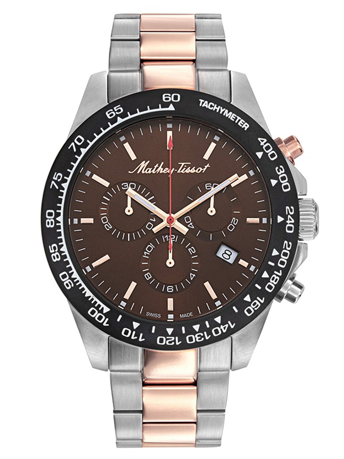 Mathey-Tissot Analog Brown Dial Men&