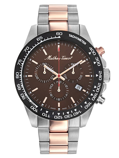 Mathey-Tissot Analog Brown Dial Men&