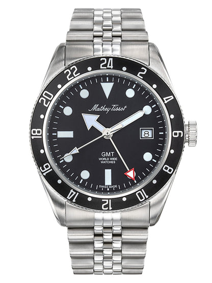 Mathey-Tissot Analog Black Dial Men&