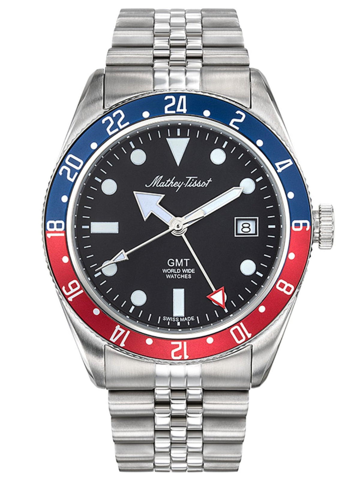 Mathey-Tissot Analog Black Dial Men&