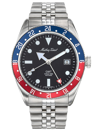 Mathey-Tissot Analog Black Dial Men&