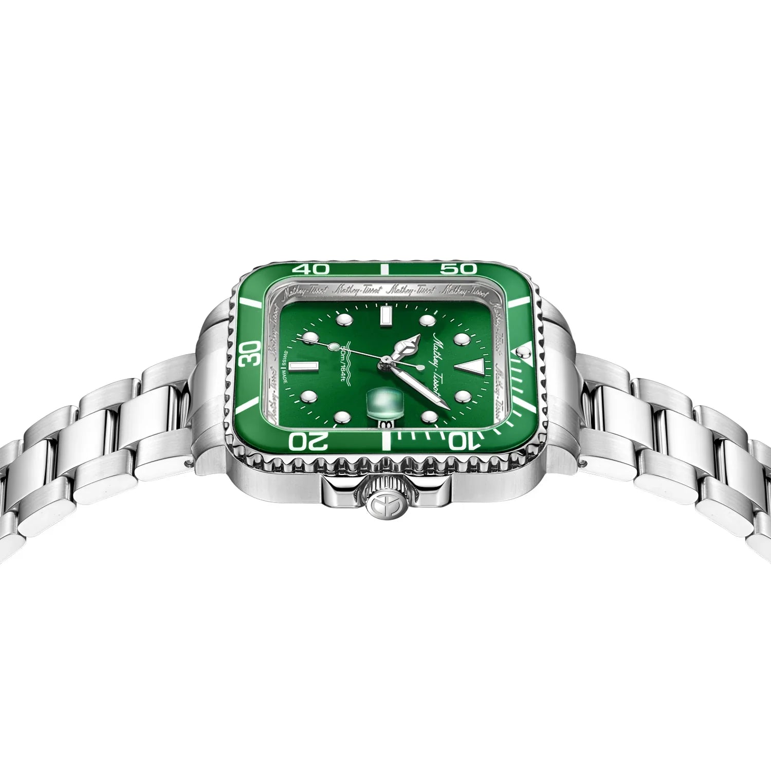 Mathey-Tissot Swiss Made Green Dial Analog  Watch For Men -  H902QAV
