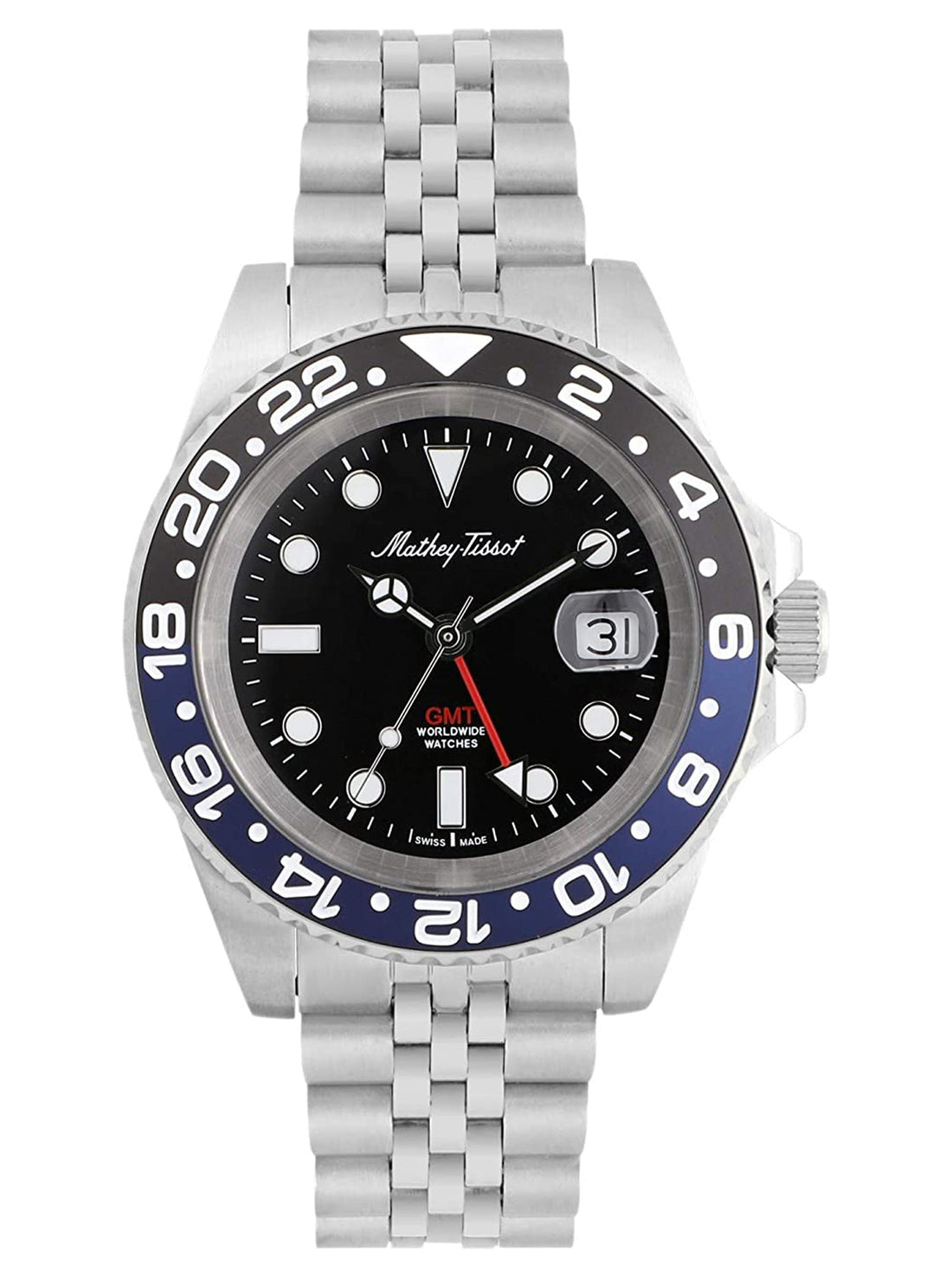 Mathey-Tissot Analog Black Dial Men&
