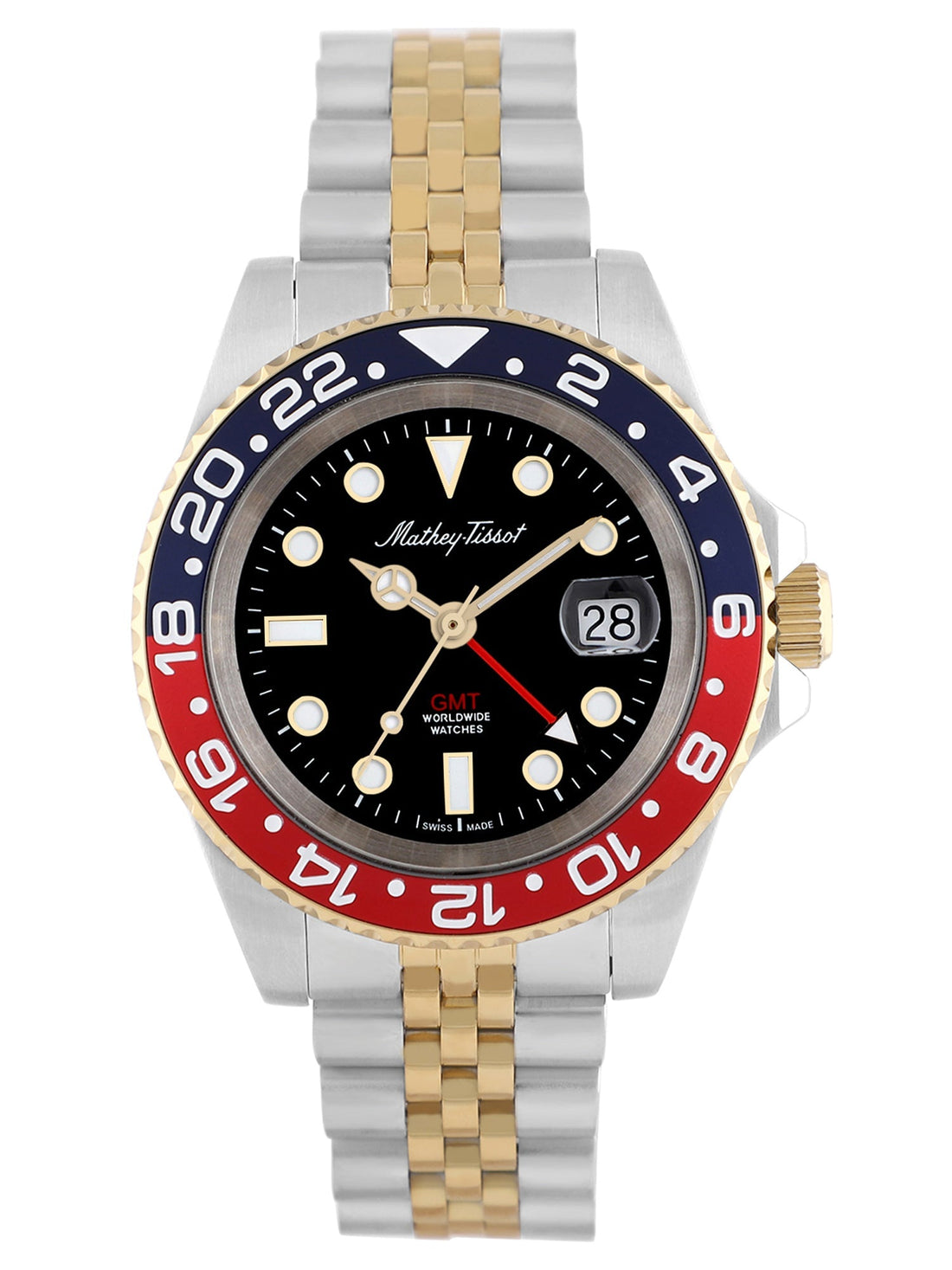 Mathey-Tissot Analog Black Dial Men&