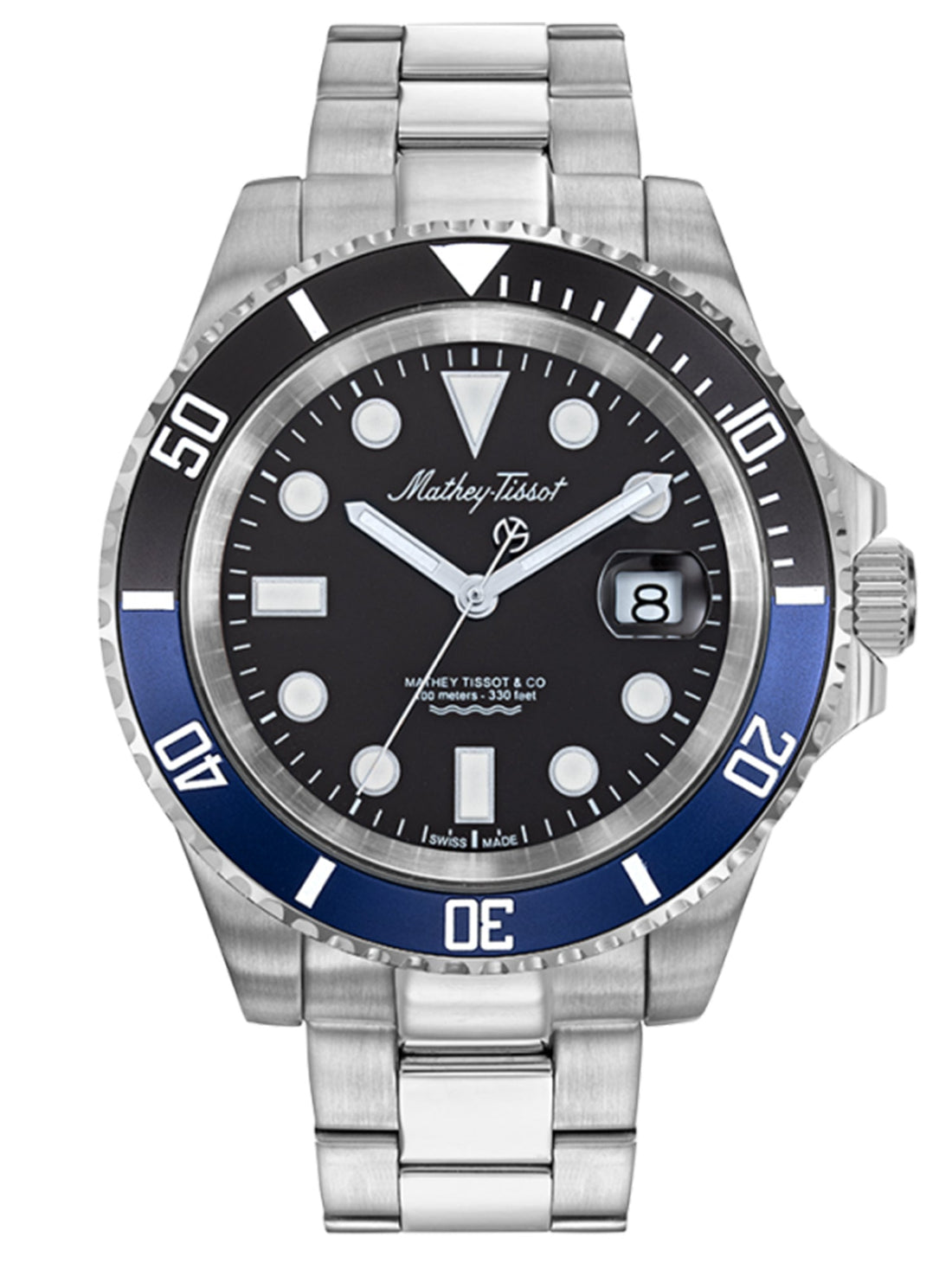 Mathey-Tissot Analog Black Dial Men&