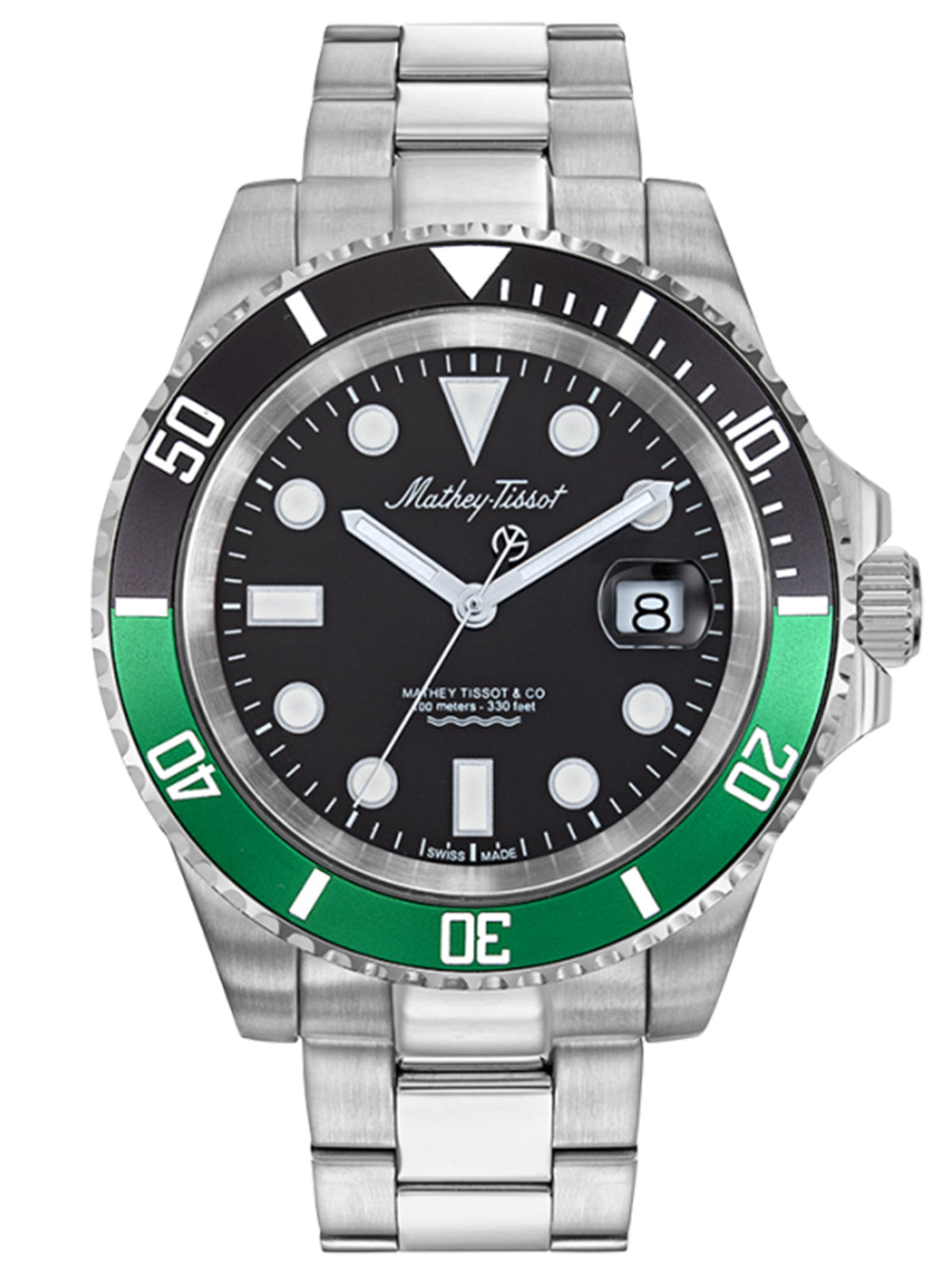 Mathey-Tissot Analog Black Dial Men&